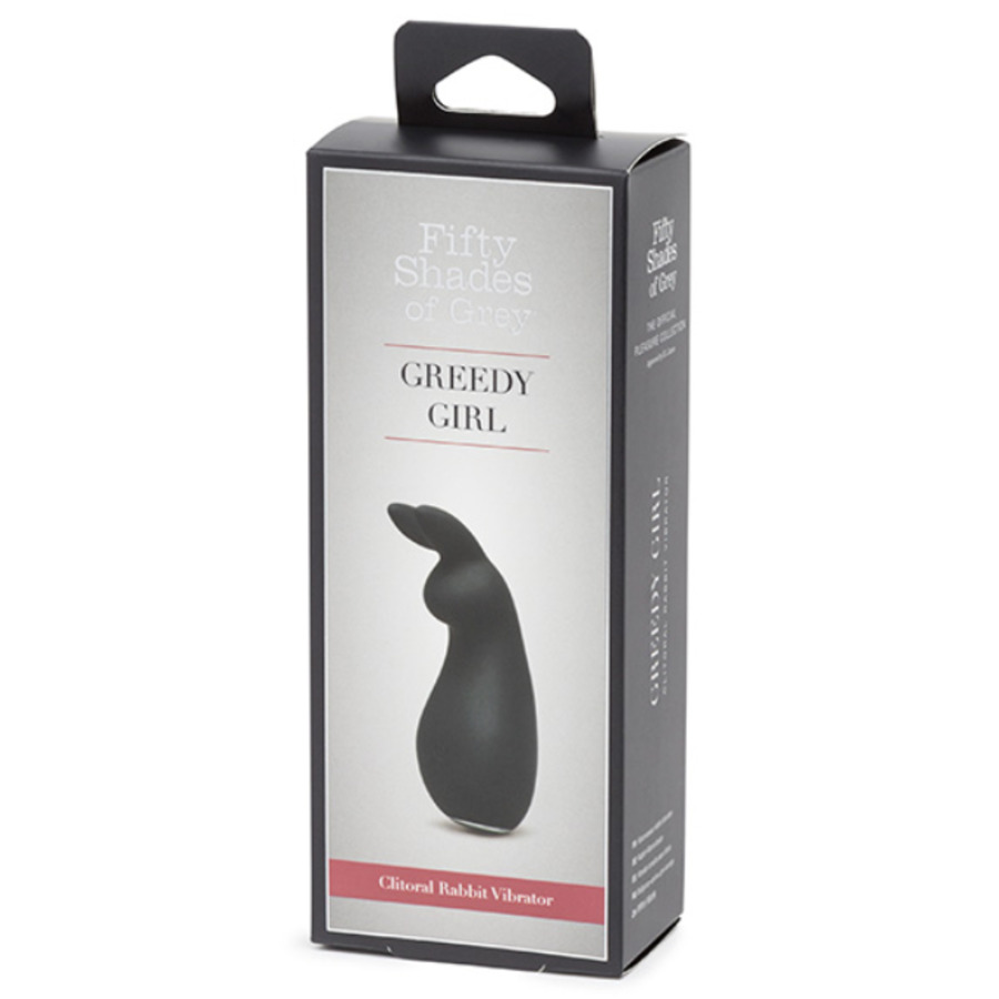 Fifty Shades of Grey - Greedy Girl USB-Oplaadbare Clitoris Rabbit Vibrator Vrouwen Speeltjes